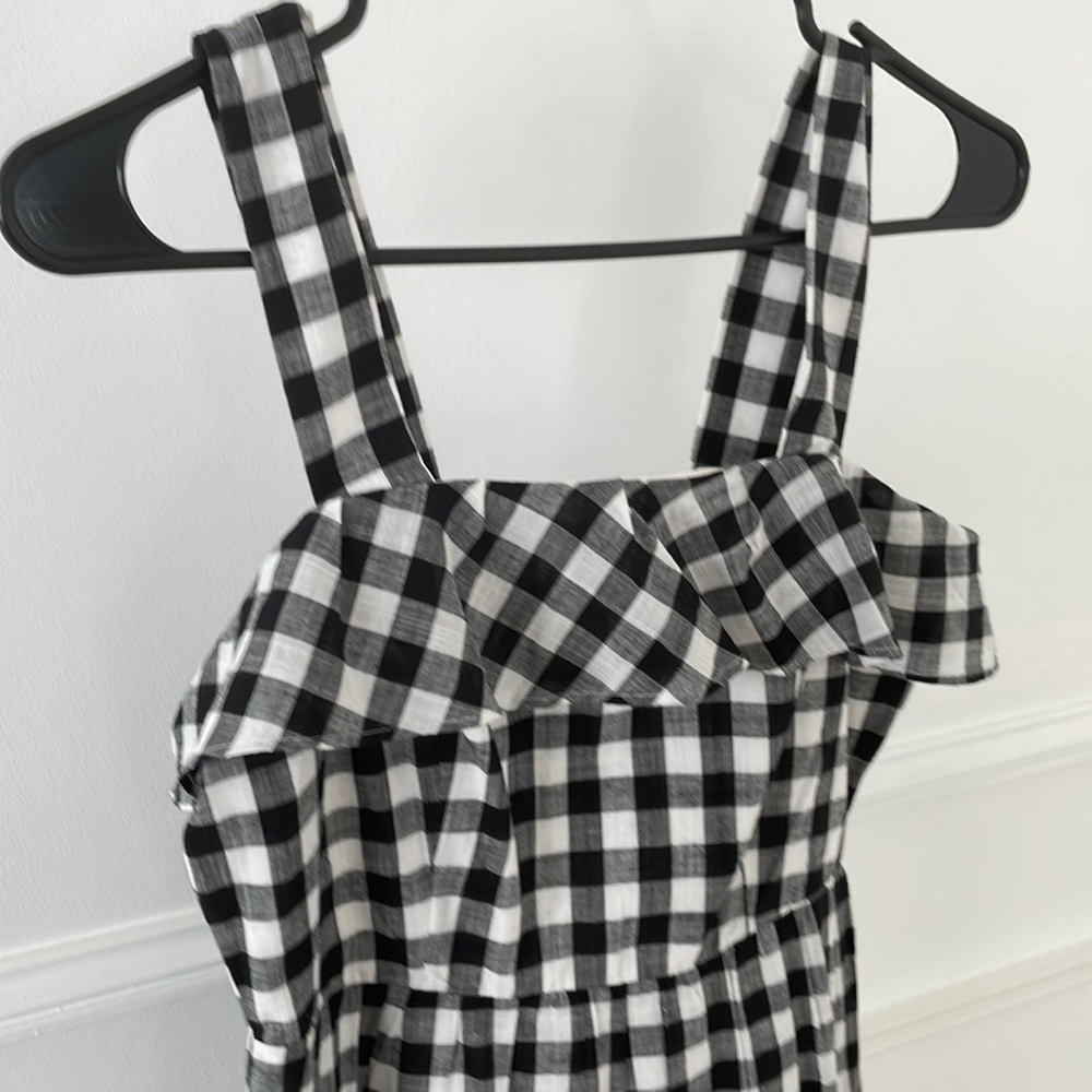 Midi Gingham Dress J. Crew Factory